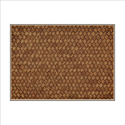 SETS DE TABLE OFFSET "TRESSÉ" 70 G/M2 31x43 CM QUADRICHROMIE KRAFT (2000 UNITÉS)