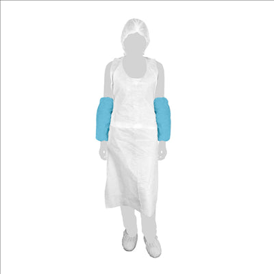 MANCHONS ÉLASTIQUES 40µ 36 CM BLEU LDPE (100 UNITÉS)