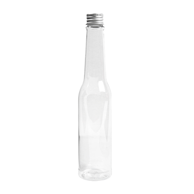 FLACONS AVEC BOUCHON EN ALUMINIUM 180 ML Ø4,3x20,5 CM TRANSPARENT PET (210 UNITÉS)