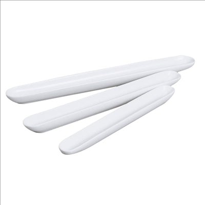 RÉCIPIENTS OBLONGS 41 CM BLANC PORCELAINE (4 UNITÉS)