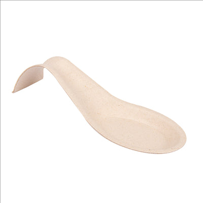 RÉCIPIENT À CUILLÈRE 'BIONIC' 10,1x2,7x2,6 CM NATUREL BAGASSE (1000 UNITÉS)