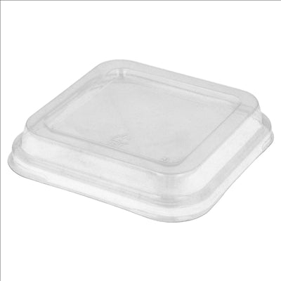 COUVERCLES POUR RÉF. 212.84 'BIONIC' 10x10x2 CM TRANSPARENT PET (1000 UNITÉS)