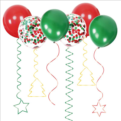 KIT DE DÉCORATION BALLON ASSORTI LATEX (1 UNITÉ)