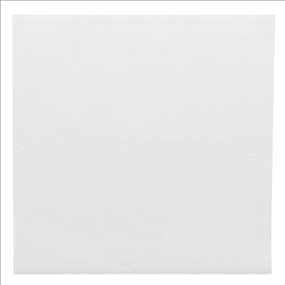 SERVIETTES P. 1/4 55 G/M2 50x50 CM BLANC AIRLAID (400 UNITÉS)