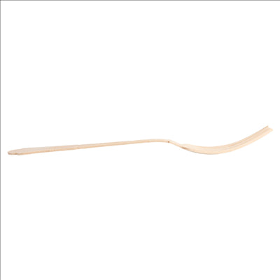 FOURCHETTES 'CLASSIC' 19,3 CM NATUREL BOIS (100 UNITÉS)
