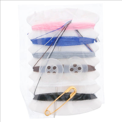 NÉCESSAIRES À COUTURE, ÉTUI RECYCLÉ 6x6,5 CM (100 UNITÉS)