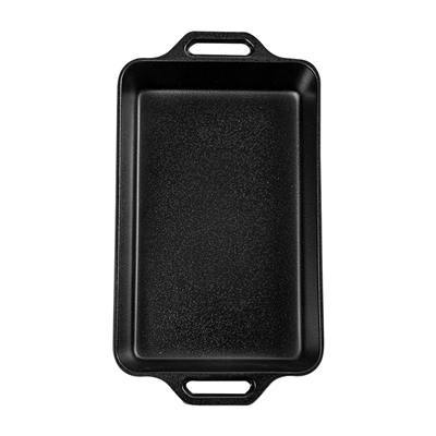PETITS PLATEAUX AVEC ANSES 'ASAMI WARE' 250 ML 16,5x11x3,5 CM NOIR MÉLAMINE (12 UNITÉS)