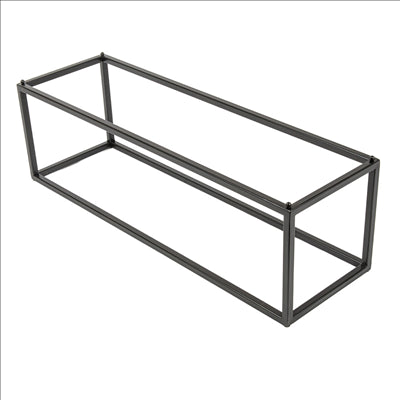 PRÉSENTOIR BUFFET POUR PLATEAUX 263.51/263.55 'ASAMI WARE' 53x16,2x16 CM NOIR METAL (1 UNITÉ)