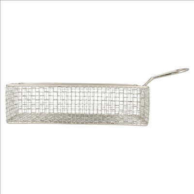 MINI FRITEUSES LONGUES 'ARTINOX' 22x10x6 CM ARGENTE INOX (6 UNITÉS)
