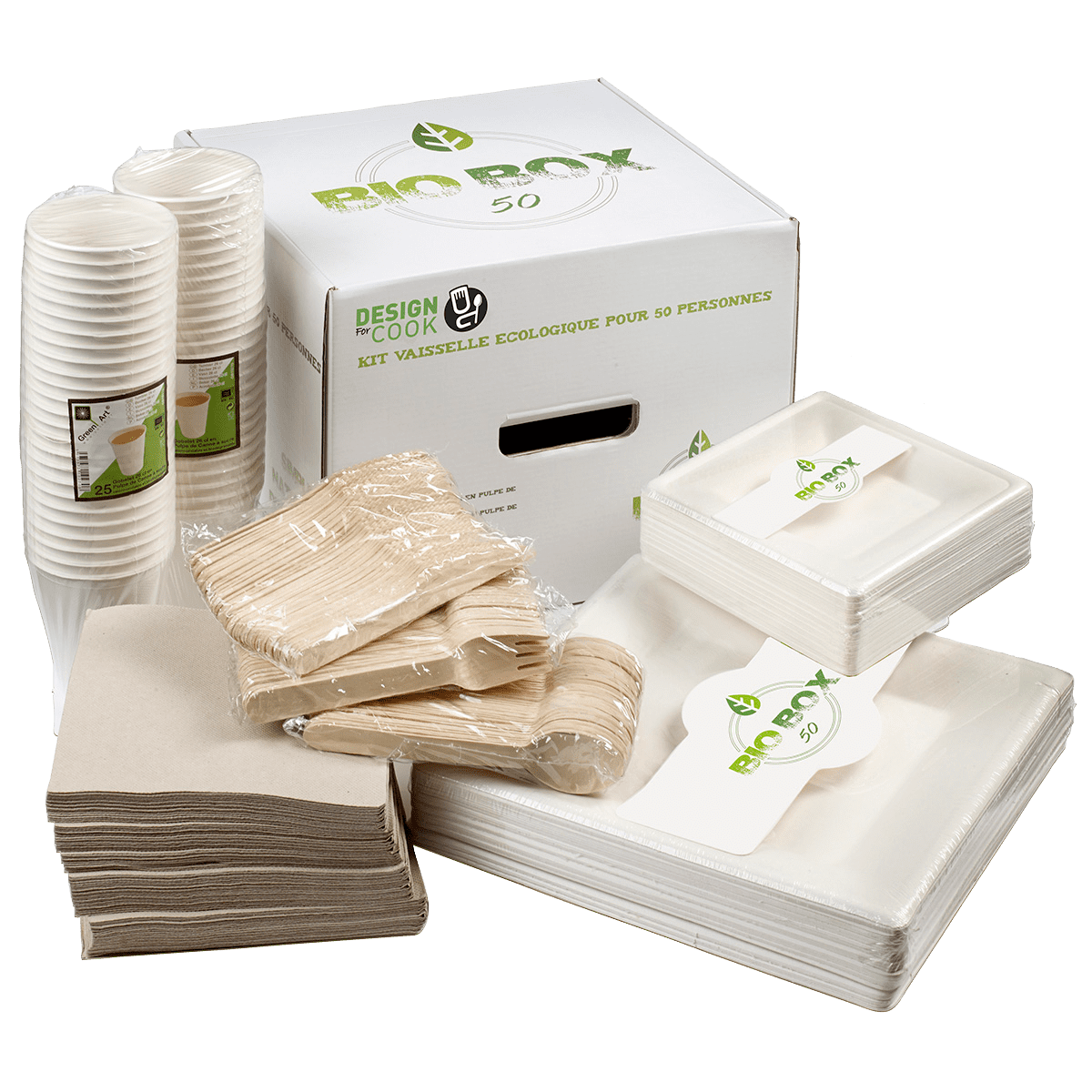 Kit Biobox 50 personnes pièce | 1 Unité(s)