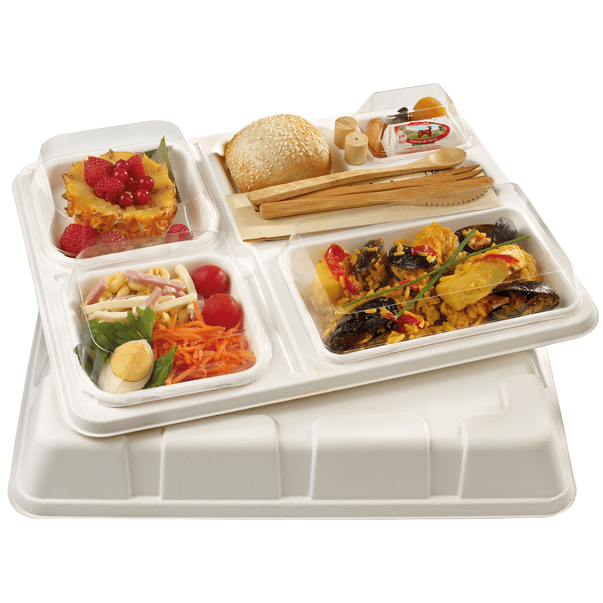 Kit plateau-repas Natura | 100 Unité(s)