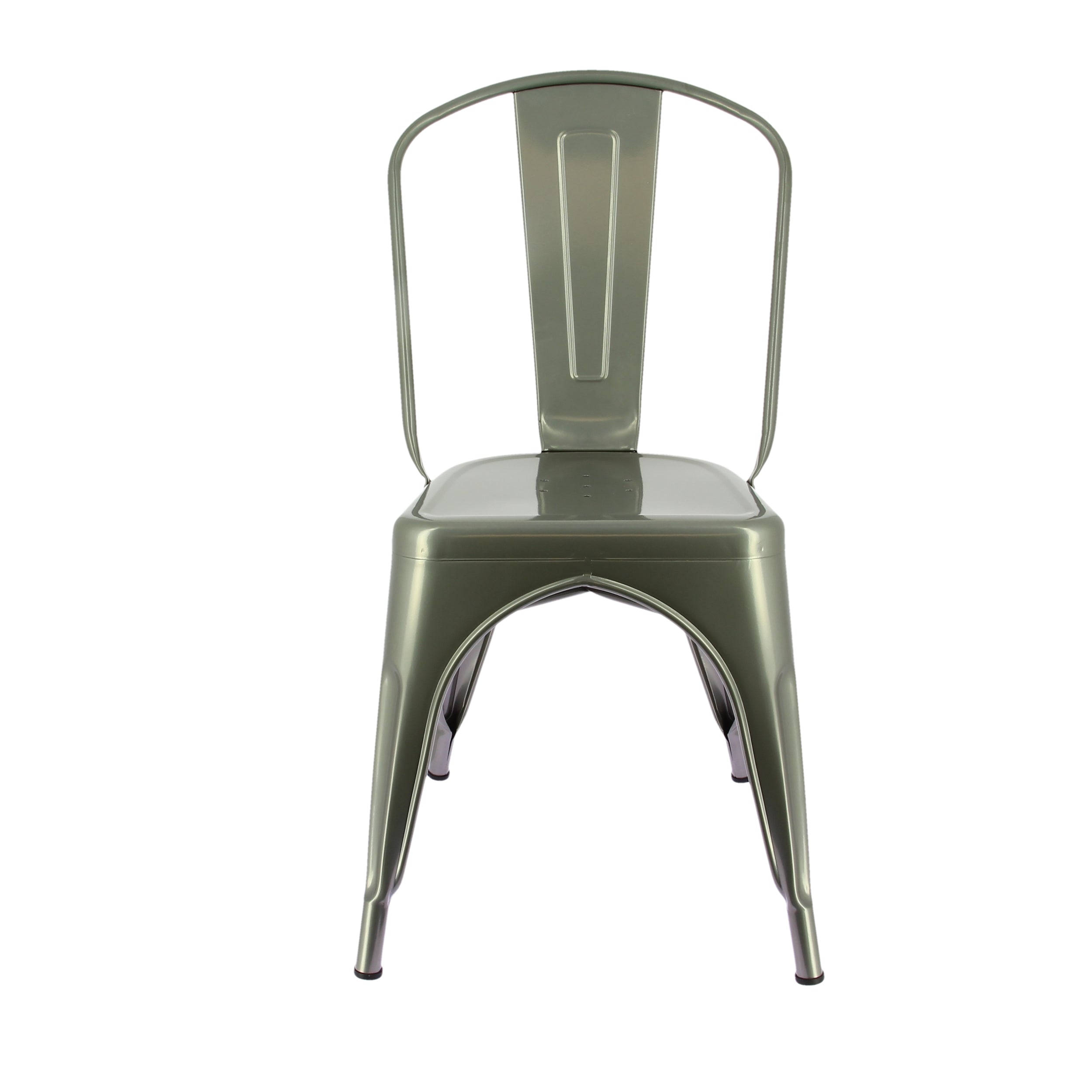 Chaise restaurant métal Chicago GRIS METAL | 4 Unité(s)