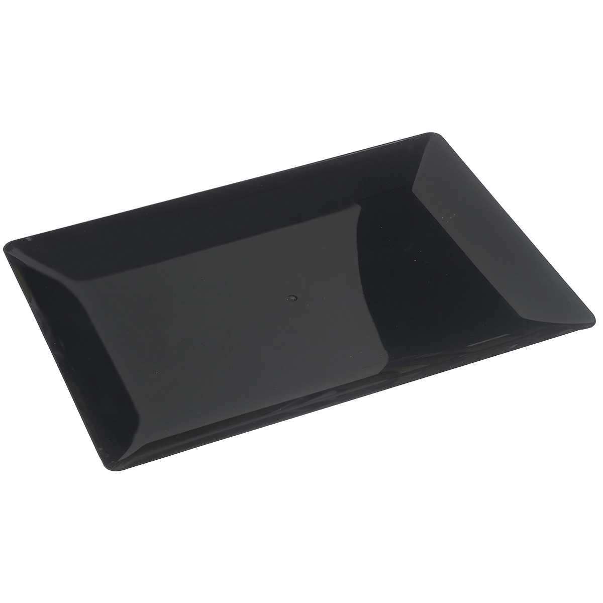 Plateau Fluid' rectangle PS noir 340x240 mm | 50 Unité(s)