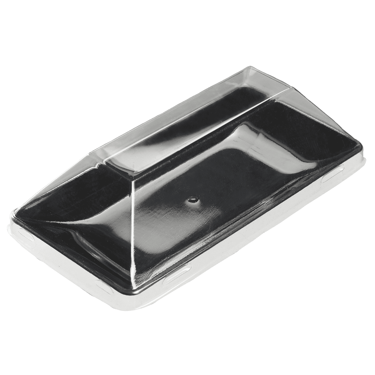 Couvercle RPET pour assiette Fluid' 130x65x10 mm | 200 Unité(s)