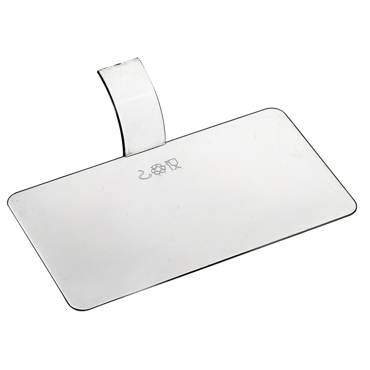 Support à pâtisserie Palet' rectangle transparent 100x55x20 mm | 1000 Unité(s)