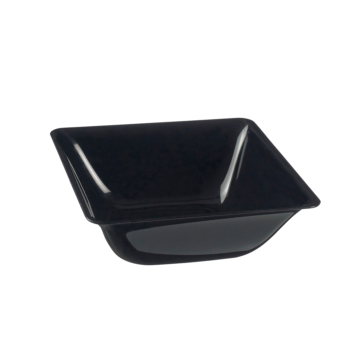 Saladier Fluid' PS noir 1400 ml | 60 Unité(s)