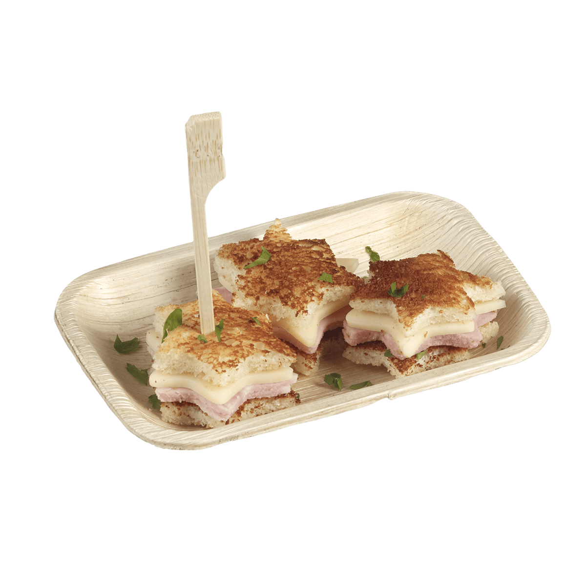 Assiette palmier 120x80 mm | 600 Unité(s)