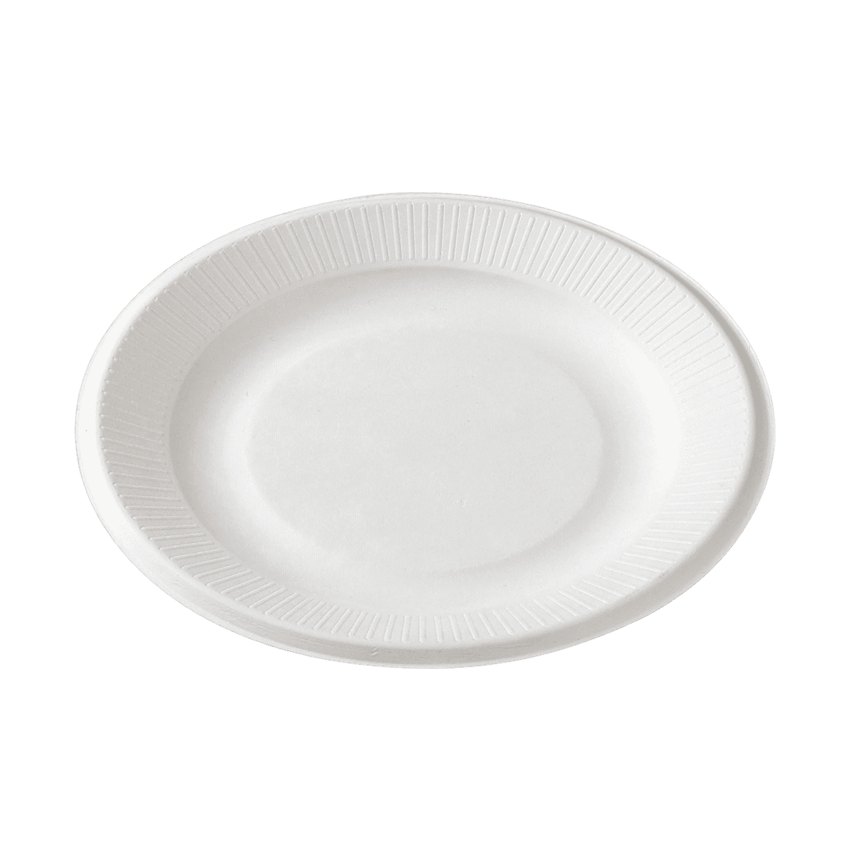 Assiette ronde pulpe de canne Ø180 mm | 1000 Unité(s)