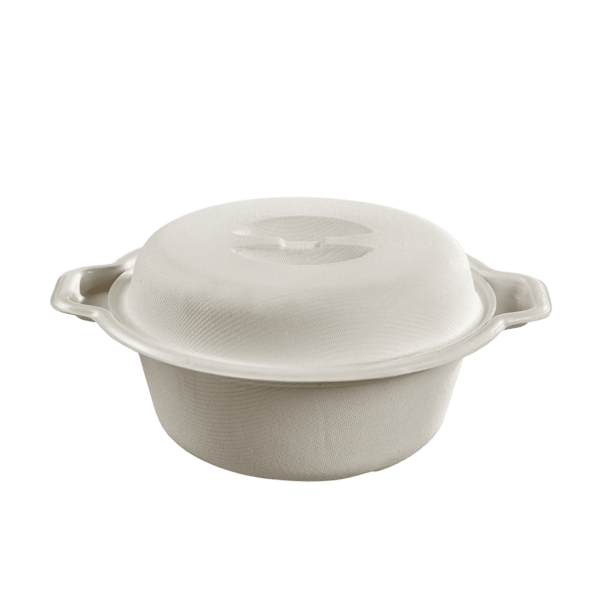 Cocotte pulpe de canne avec lamination + couvercle 750 ml | 100 Unité(s)