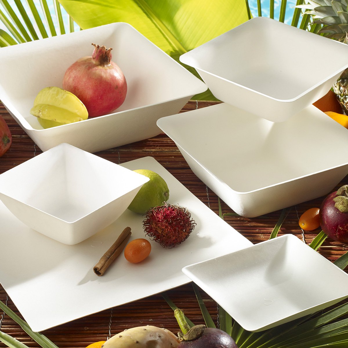 Saladier Imagine pulpe de canne 900 ml | 100 Unité(s)