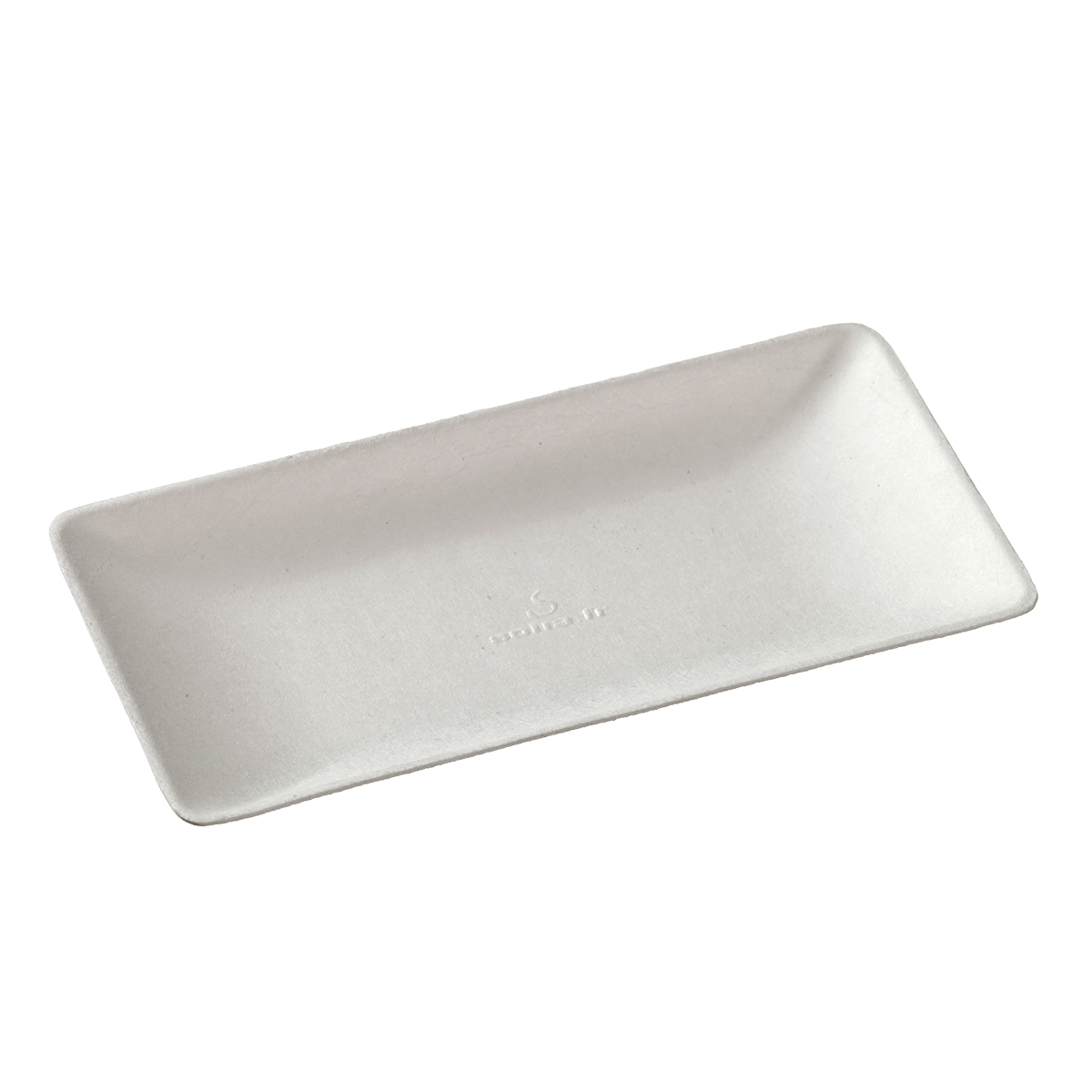 Assiette Imagine pulpe de canne 130x65 mm | 1200 Unité(s)