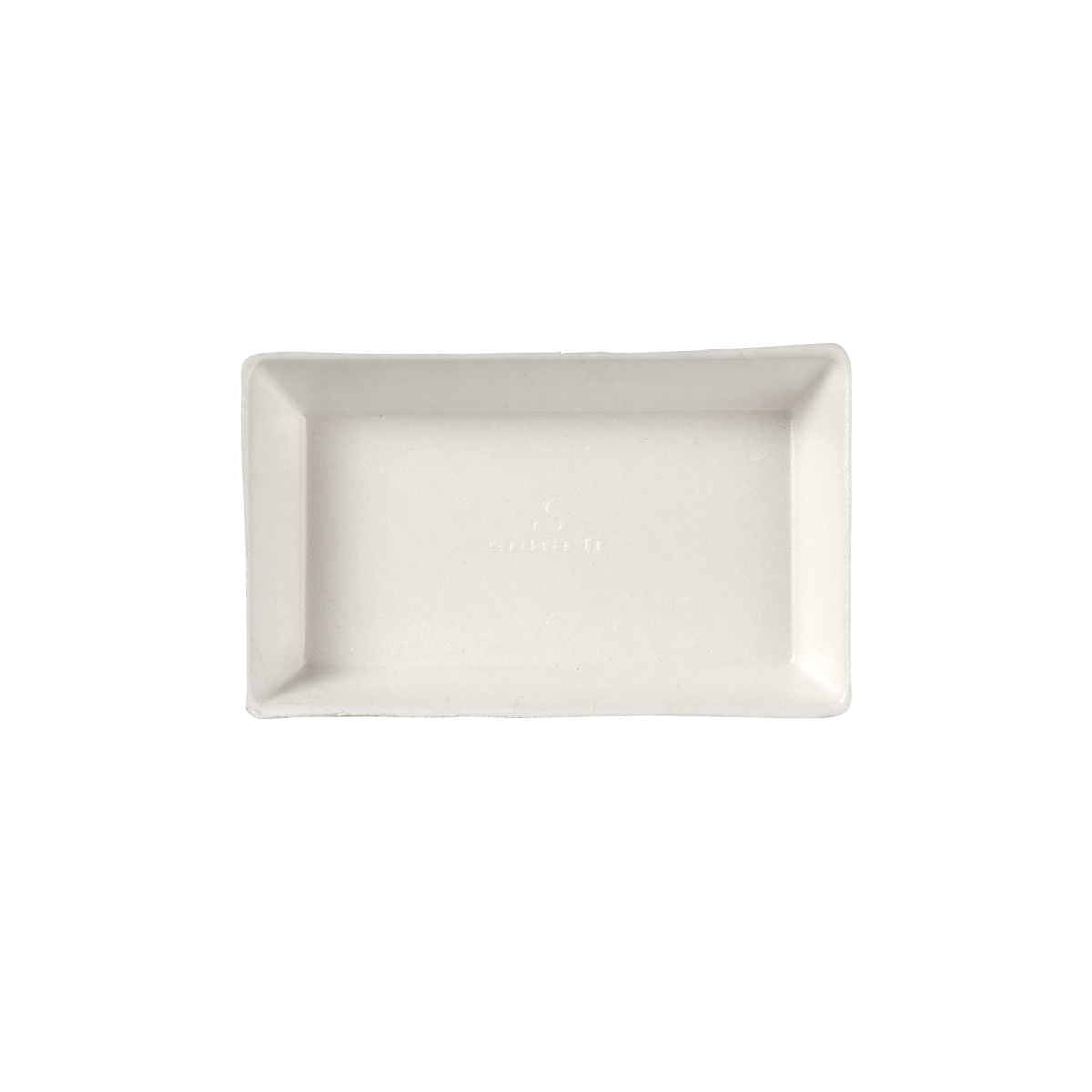 Assiette Quartz pulpe de canne avec lamination 100x60 mm | 400 Unité(s)