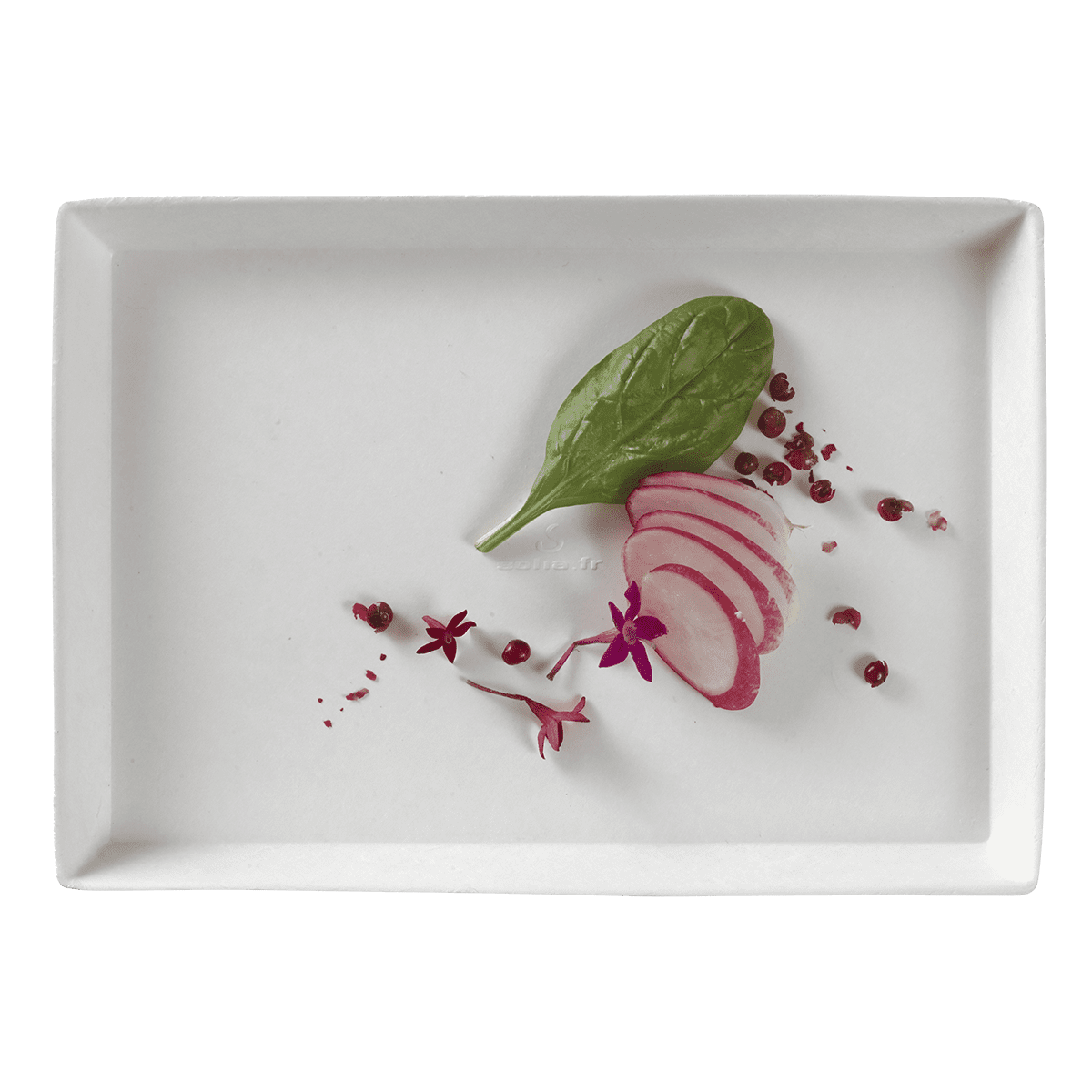 Assiette Quartz pulpe de canne 185x130 mm | 200 Unité(s)