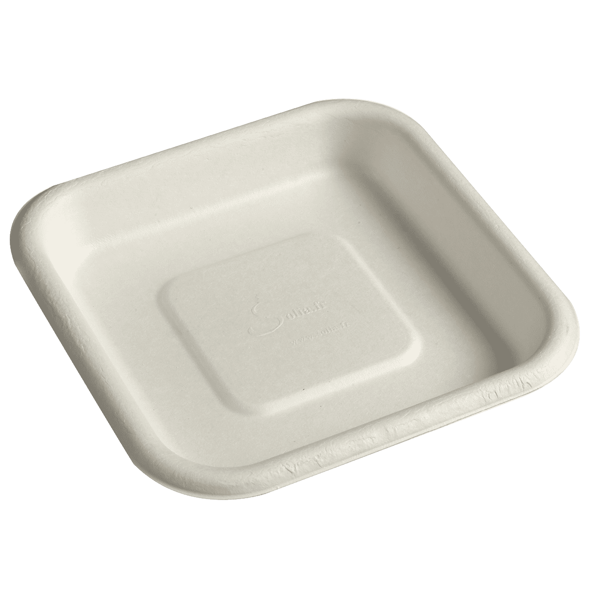 Assiette Natura pulpe de canne 135x135 mm | 200 Unité(s)