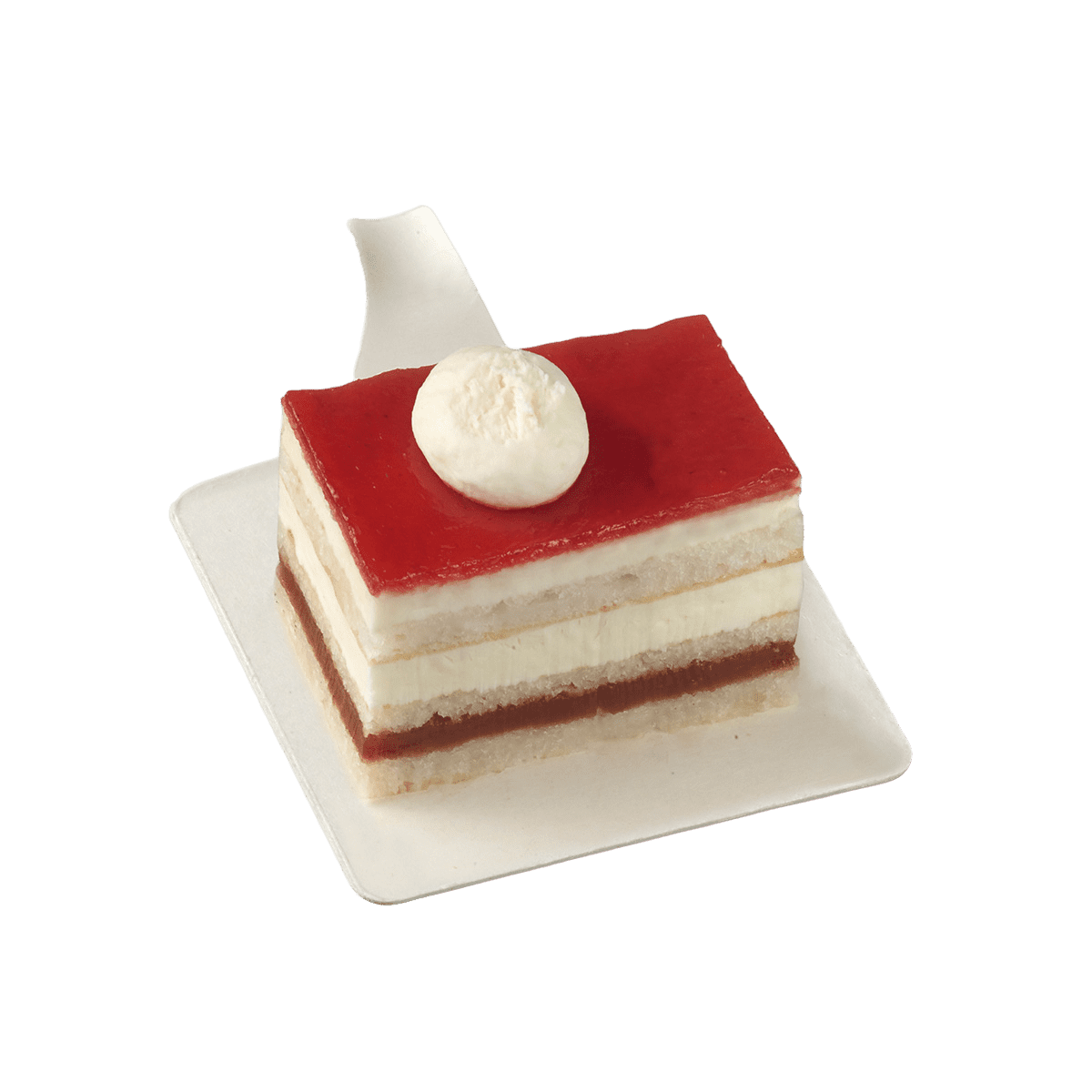 Support à pâtisserie pulpe de canne Palet' carré 80x80 mm | 1000 Unité(s)