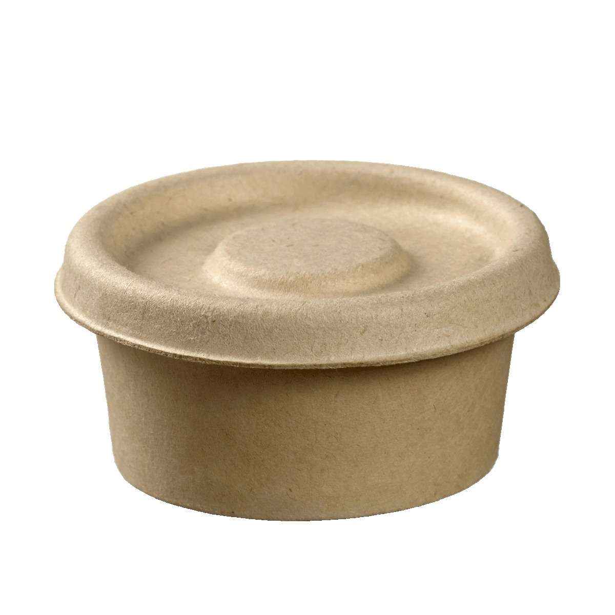 Couvercle pulpe de canne brune pour pot à sauce 50 ml | 2000 Unité(s)