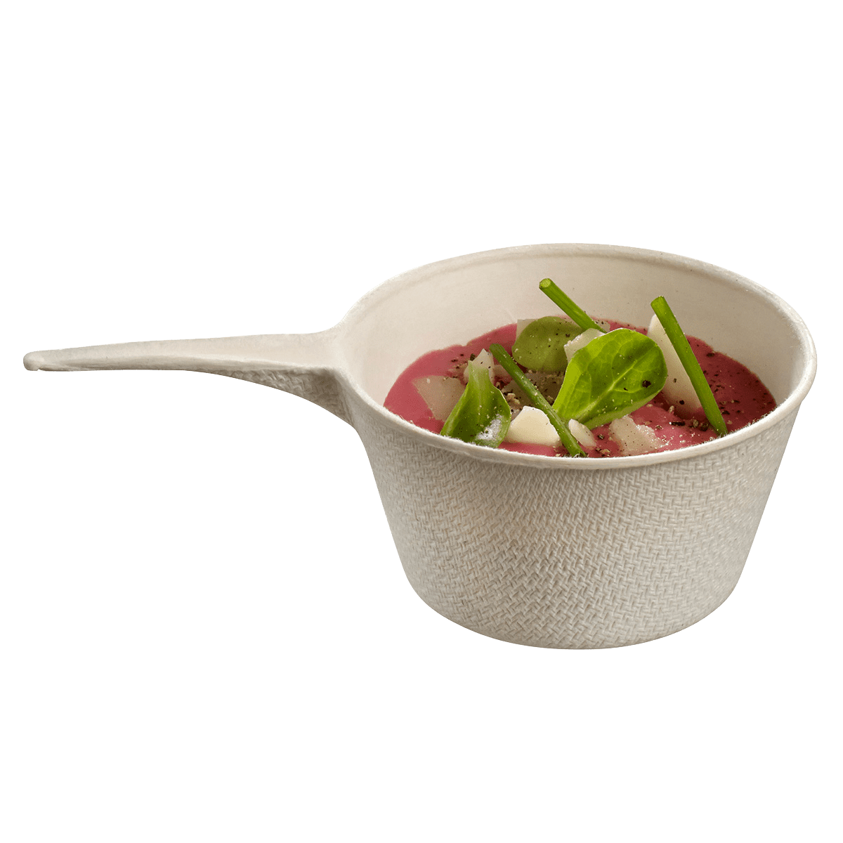 Casserole Eskoffié pulpe de canne blanche avec lamination 50 ml | 1200 Unité(s)