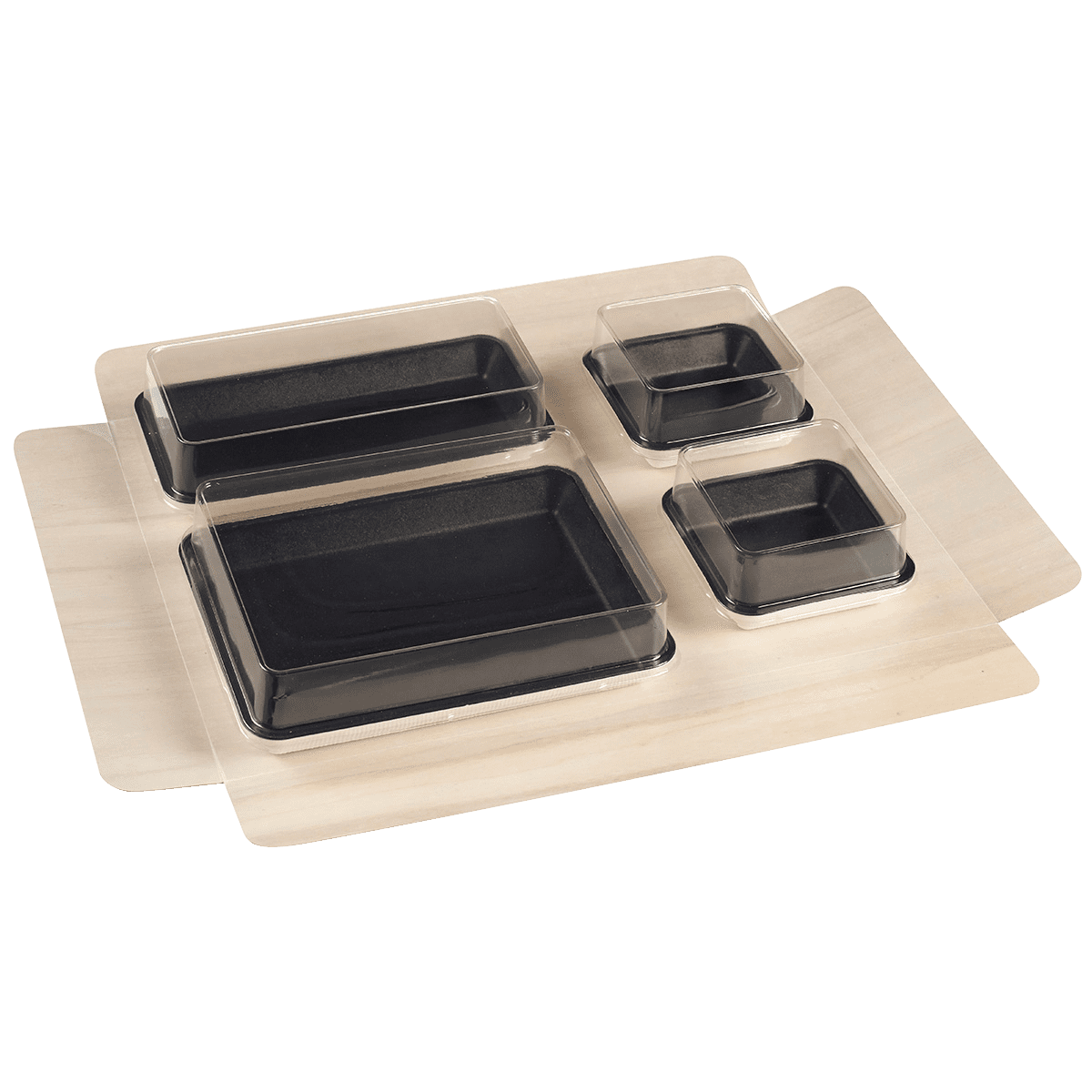Base plateau Set bois 374x270x52 mm | 50 Unité(s)