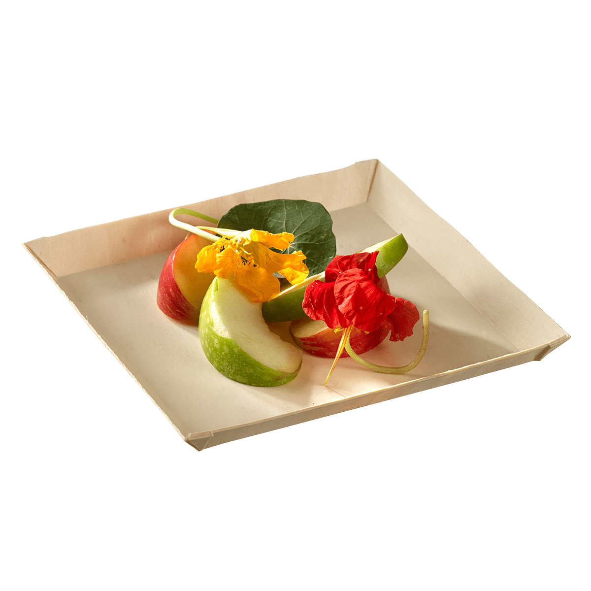 Assiette Quartz bois avec lamination 160x160 mm | 200 Unité(s)