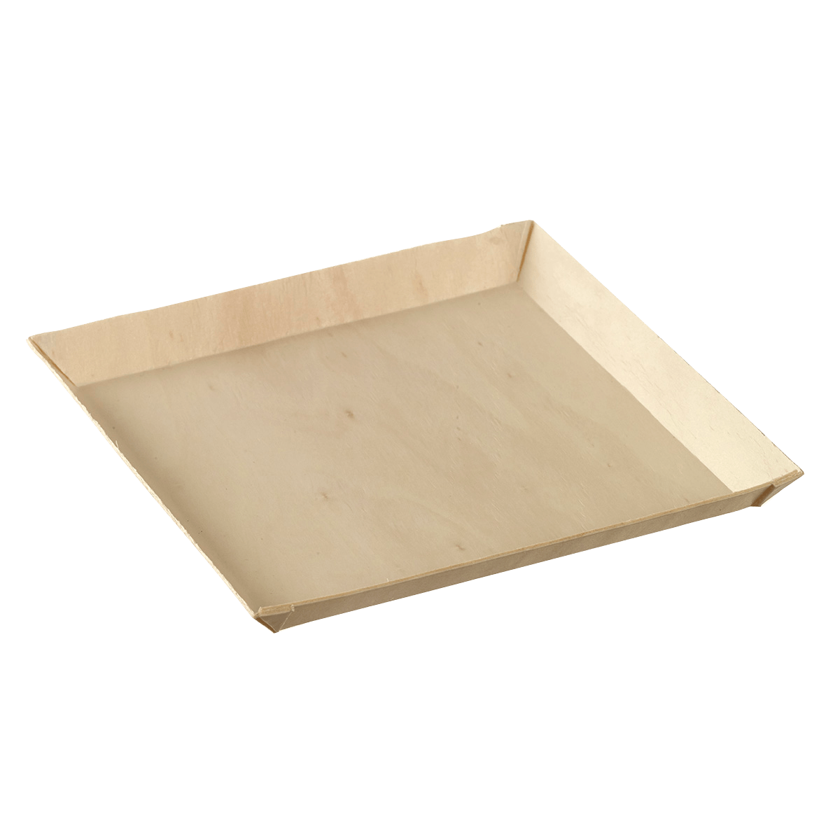 Assiette Quartz bois avec lamination 160x160 mm | 200 Unité(s)