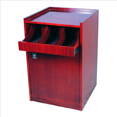 MEUBLE À COUVERTS ET VAISSELLE STANDARD 55x53,5x82 CM MARRON ROUGEATRE BOIS (1 UNITÉ)