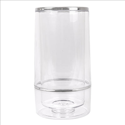 SEAU À VIN Ø 12x23 CM TRANSPARENT ACRYLIQUE (1 UNITÉ)