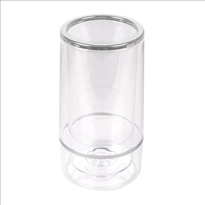 SEAU À VIN Ø 12x23 CM TRANSPARENT ACRYLIQUE (1 UNITÉ)