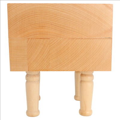 ÉLÉVATEUR 15,25x15,25x17,5 CM NATUREL BOIS (1 UNITÉ)