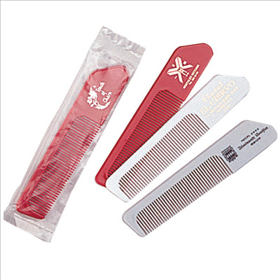 PEIGNES EN SACHETS 'TOUCH OF CHARM' 14x2,8x0,3 CM BORDEAUX PS (100 UNITÉS)