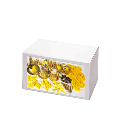 ASSORTIMENT COTILLON HOLOGRAFIQUE 20 PERSONNES OR (1 UNITÉ)