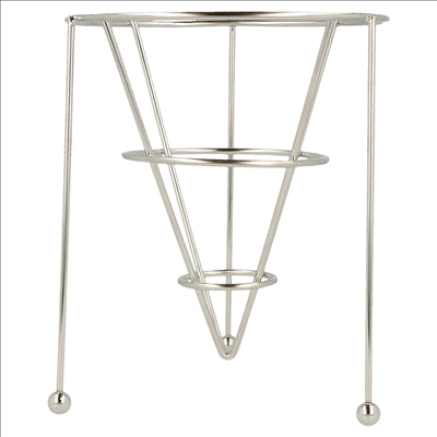 BASKET STACKABLE 12,7x15,24 CM ARGENTE INOX (12 UNITÉS)
