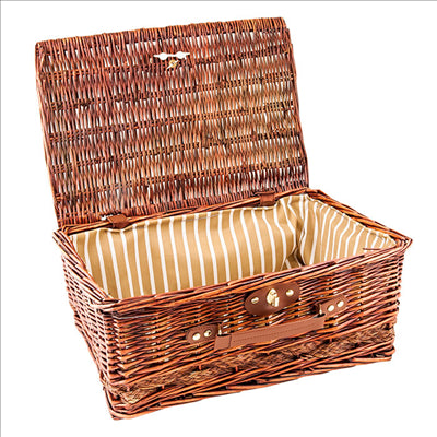 CORBEILLE POUR LOTS 40x50x20 CM MARRON OSIER (6 UNITÉS)