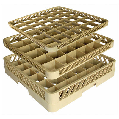 SUPPLÉMENT CASIER DE 36 COMPARTIMENTS 50x50x4,5 CM BEIGE PP (1 UNITÉ)