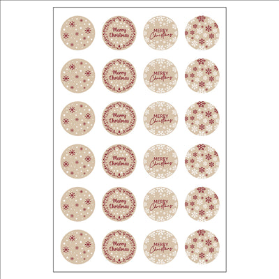 10 FEUILLES (24 U.) ÉTIQUETTES   ASSORTI VINYL (1 UNITÉ)
