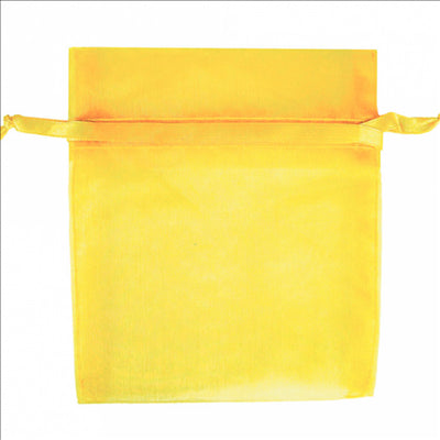 GRANDS SACHETS ORGANDY AVEC FERMETURE  35x40 CM CHAMPAGNE MICROFIBRE (48 UNITÉS)