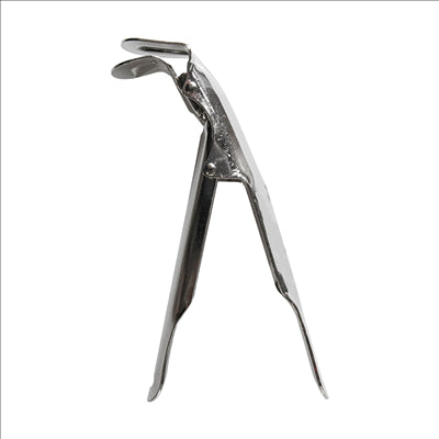 PINCE POUR RÉCIPIENTS PROFONDS 3x19 CM ARGENTE INOX (1 UNITÉ)