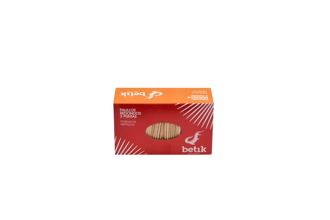Cure-dents rond 2 pointes Ø 0,2 x 6,8 cm - 85000 unités