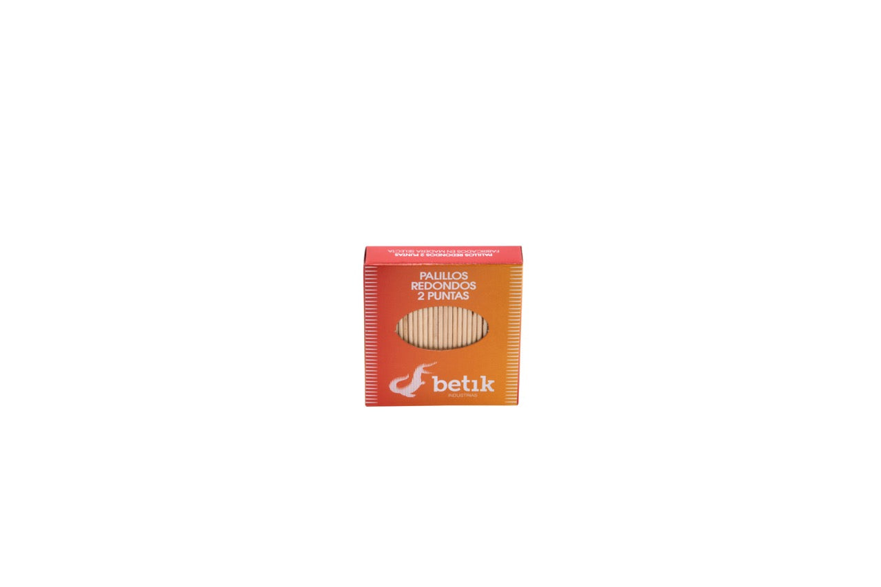 Cure-dents rond 2 pointes Ø 0,2 x 6,5 cm - 55200 unités