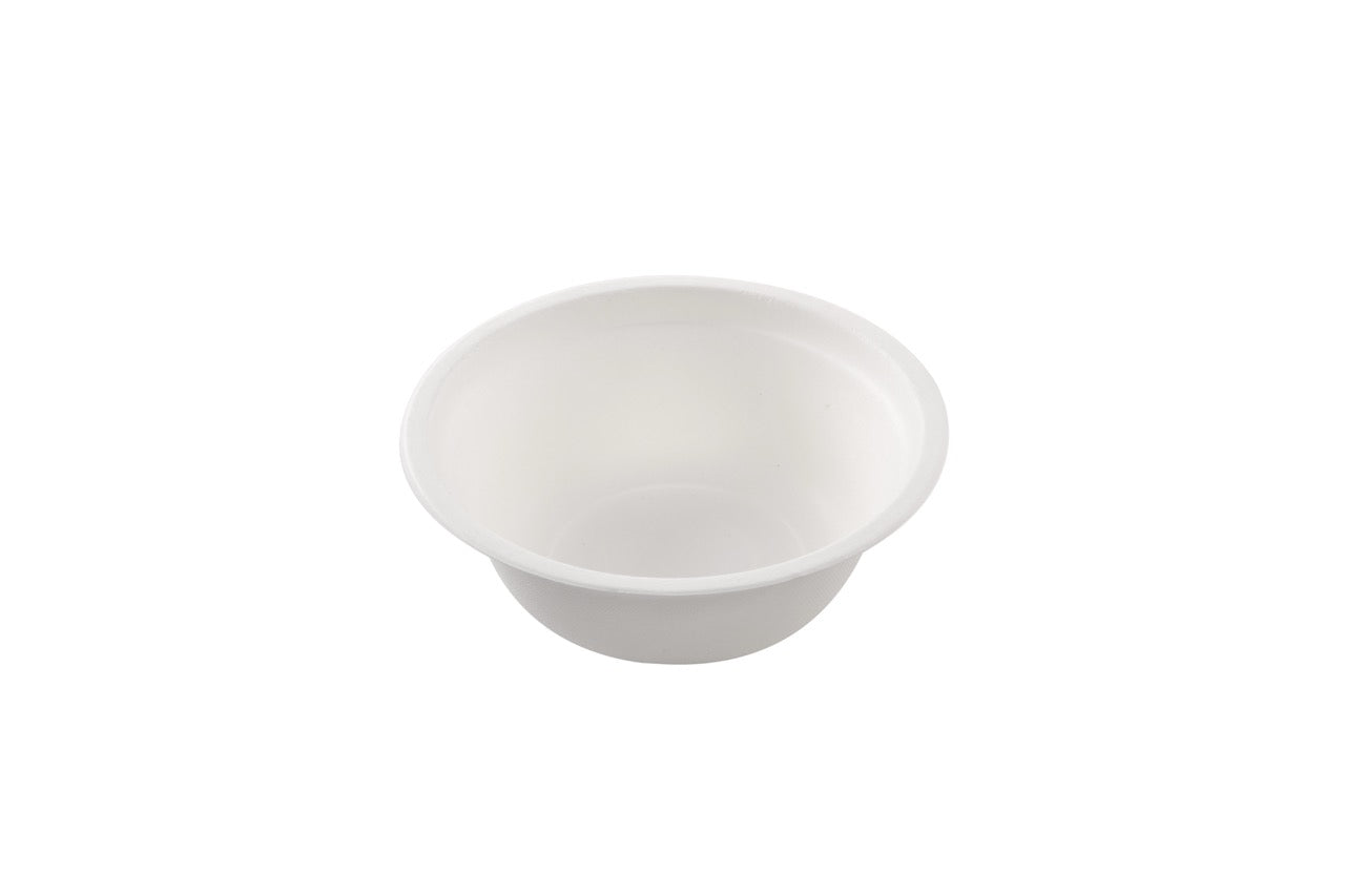 Bol blanc en canne à sucre 400 ml - 600 unités