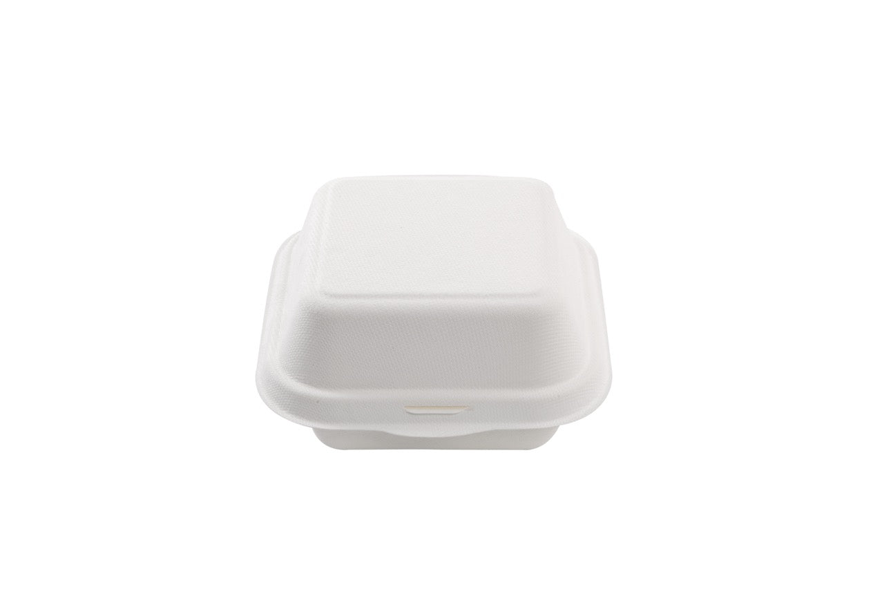 Boîte burger blanche en canne à sucre xx * XX - 500 unités